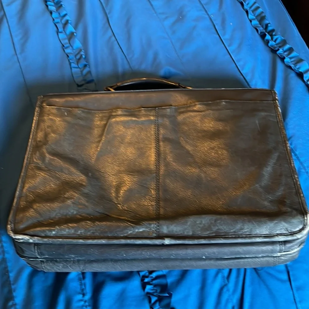 Monarch Luggage Company Leather Briefcase
